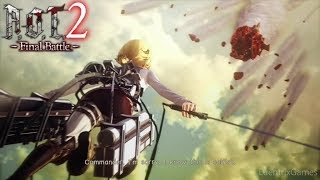 Attack on Titan 2  Final Battle  Christa Kills Her Father Gameplay [upl. by Notnarb]