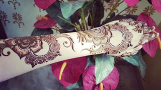 Diwali special mehndi design for backside of hand 2017 1 [upl. by Marijane114]