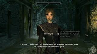 Skyrim Thalmor Follower Mod  Ayrenn explains why shes helping the Dragonborn over other Thalmor [upl. by Aihsia]