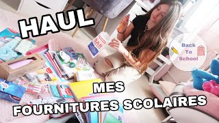 HAUL MES FOURNITURES SCOLAIRES  BACK TO SCHOOL 2022 [upl. by Ahsirak]