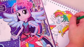 Equestria Girls Fashion Design Sketchbook  Toys and Dolls with My Little Pony  Sniffycat [upl. by Kester]