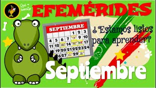 EFEMÉRIDES SEPTIEMBRE [upl. by Aeel]