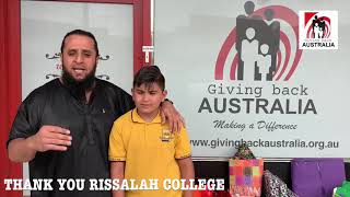 RISSALAH COLLEGE GIVE BACK [upl. by Bum799]