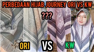 PERBEDAAN HIJAB JOURNEY ORI DAN KW [upl. by Kramal]