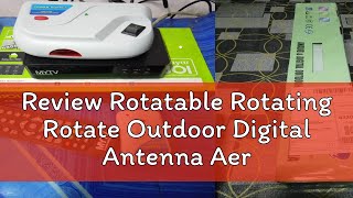 Review Rotatable Rotating Rotate Outdoor Digital Antenna Aerial Tv Uhf Hdtv Watch DTTV Myfreeview A [upl. by Ianaj]