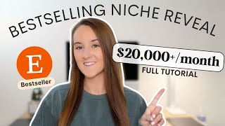 Exposing a Best Selling Etsy Print on Demand Niche 🔍  Full Listing Tutorial [upl. by Ttevi716]