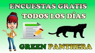 GreenPanthera ➡ Cómo funciona • ¿PAGA 💰 Gana dinero en PayPal con encuestas GRATIS [upl. by Ahsercal]