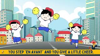 French Song  Directions  Left and right   English and French  Song for kids  Children [upl. by Namrehs]