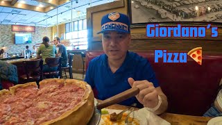 Giordanos pizza 🍕 creadores de la deep dish pizza 🍕 [upl. by Muller96]