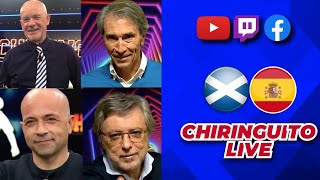 ESCOCIA  ESPAÑA  CLASIFICACIÓN PARA LA EURO2024 en CHIRINGUITO LIVE [upl. by Hartzke]