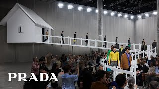 Prada’s Menswear SpringSummer 2025 Fashion Show [upl. by Preuss294]