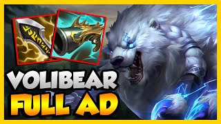 VOLIBEAR TOP FULL LETALIDAD CON CRITICO  LEAGUE OF LEGENDS [upl. by Buchheim]