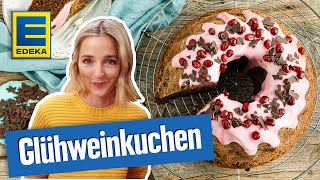 Glühweinkuchen Rezept  Weihnachtskuchen mit Glühwein [upl. by Reinhardt335]