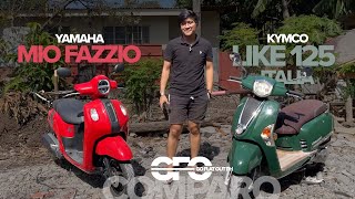 Yamaha Mio Fazzio vs Kymco Like 125 Italia Philippines Review Which Of The Two Scooters Is Better [upl. by Prudhoe718]