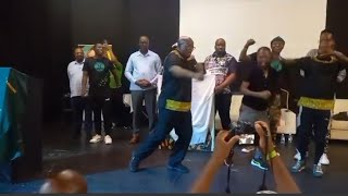 Mk President Jacob Zuma Singing quotuMshini Wami  Johannesburg during the meeting with the artist [upl. by Knowle]