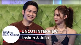 TWBA Uncut Interview Joshua Garcia amp Julia Barretto [upl. by Ssepmet]