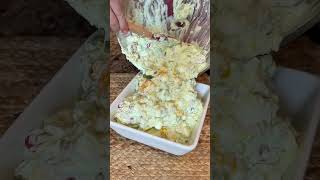 Pistachio Ambrosia Salad RECIPE on dinnerin321com thanksgiving christmas holiday dessert yum [upl. by Nosde]