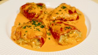 VAS A TRIUNFAR CON ESTOS PIMIENTOS DEL PIQUILLO RELLENOS DE CARNE [upl. by Teerprug]