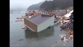 3112011 Tsunami Hitting Ayukawa amp Ogatsu Towns Ishinomaki City Compilation [upl. by Sidnarb]