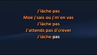 Corbeau  Jlâche pas  Karaoke  Lyrics [upl. by Weisberg]