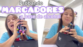 Probando los marcadores TOUCH  marcadores a base de alcohol [upl. by Areip]