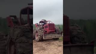 Timberjack skidder with 353 Detroit diesel timberjack detroitdiesel [upl. by Ryder404]