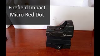 Firefield 50 Micro Red Dot Review  You get what you pay for [upl. by Renelle]