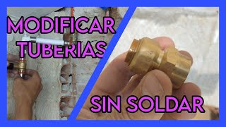 👉 👉Como Unir tubería de COBRE con MULTICAPA SIN SOLDAR [upl. by Anaeel]