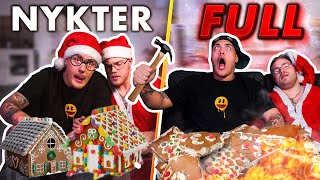 BYGGER PEPPARKAKSHUS FULL VS NYKTER [upl. by Ailed]