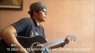 VISITANTES  LEON LARREGUI COVER LETRA Y ACORDES [upl. by Aziaf]