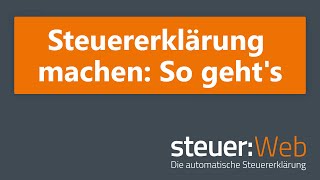 WISO steuerWeb 👉 die automatische Steuererklärung Holt dir dein Geld zurück [upl. by Vastha]