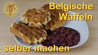 Belgische Waffeln selber machen Lütticher Waffeln [upl. by Euqitsym228]