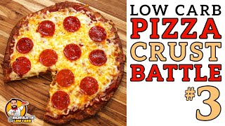 Low Carb PIZZA CRUST Battle 3 🍕 The BEST Keto Pizza Crust Recipe PART THREE [upl. by Ymled39]