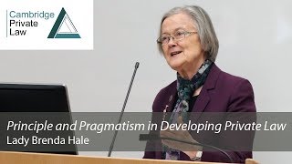 Principle and Pragmatism in Developing Private Law 2019 Cambridge Freshfields Lecture [upl. by Peacock]