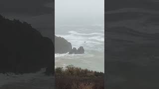 Le Nez de Jobourg La Hague dans la tempête Ciaran [upl. by Jehovah443]