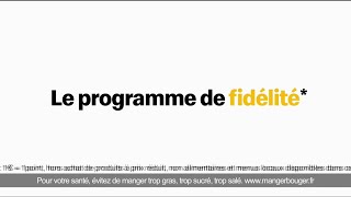 Appli McDonalds quotprogramme de fidélitéquot  Publicité 014 [upl. by Natal]