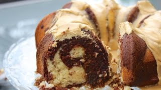 HOW TO MAKE A MOCHA COFFEE CAKE aka Coffee Chocolate and Vanilla Marble Cake [upl. by Davita]