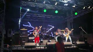 AXE STEELER  INTROHEAVY METALLERS LIVE AT POPAYAN [upl. by Anerroc457]