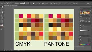 CMYK to Pantone  Converting colors in Adobe Illustrator [upl. by Guglielma]