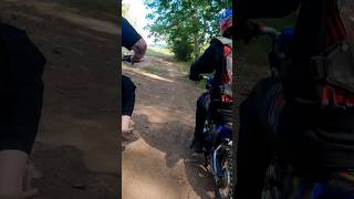 110 Class Races in Vlog 3 🤣 dirtbike pitbikes 110 [upl. by Nwahsed]