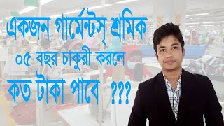 How to calculate Workers Service Benefit কিভাবে শ্রমিকের সার্ভিস বেনিফিট টাকা হিসাব করে NigarBD [upl. by Enyrb837]