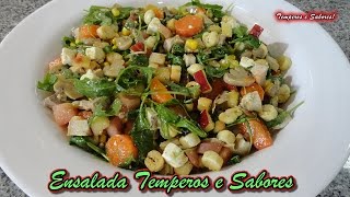 ENSALADA TEMPEROS E SABORES [upl. by Zizaludba160]