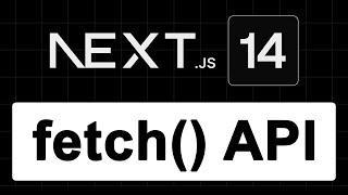 Nextjs 14 Fetch API  2024 [upl. by Alessig]