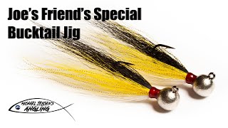 Joes Friends Special  Classic Bucktail Jig tying tutorial [upl. by Lombardy]