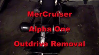 MerCruiser Outdrive Removal and installation tips [upl. by Ewan]