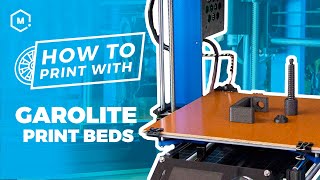 How To Print with a Garolite 3D Printing Bed  3D Printing Tutorial [upl. by Silsbye]