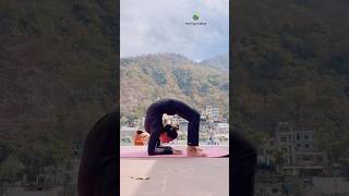 Sirsasana chakrasana back bending yoga asana yoga asana shortvideo shorts yogaurmi ytshorts [upl. by Vasta814]