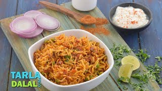 तवा पुलाव Tava Pulao  Tawa Pulao by Tarla Dalal [upl. by Parent]