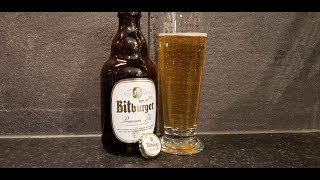 Bitburger Premium Pils By Bitburger Privatbrauerei  German Beer Review [upl. by Llezniuq167]