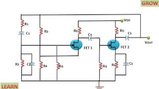 FET Wein Bridge Oscillator [upl. by Aihtnyc50]